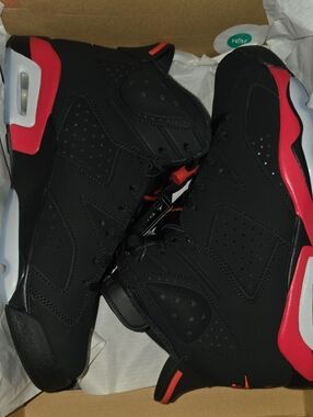 Air Jordan 6 Retro "Infrared Salesman" (also known as the "Reverse Infrared")